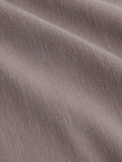 Nertsgrijs/bruin - Jersey denim broek met wijde pijpen*Next Hot