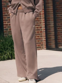 Nertsgrijs/bruin - joggingbroek met wijde pijpen*self. Online