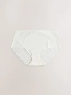 Neutraal - 5 Niet-aftekenende slips met kanten achterkant*Next Sale