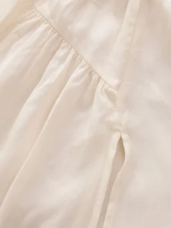 Neutraal - Beach Midi Skirt With Ramie*Next Clearance