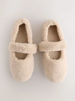 Neutraal - Borg Ballet Slippers*Next Clearance