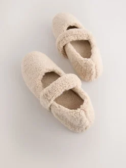 Neutraal - Borg Ballet Slippers*Next Clearance