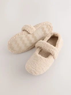 Neutraal - Borg Ballet Slippers*Next Clearance