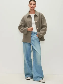 - Brushed Collared Jacket*Next Hot