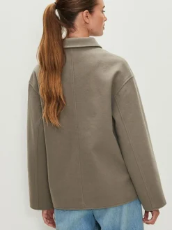 - Brushed Collared Jacket*Next Hot