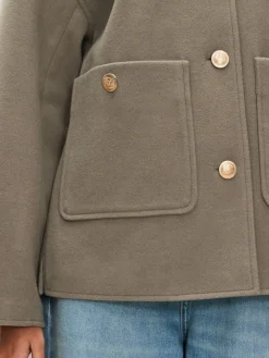 - Brushed Collared Jacket*Next Hot