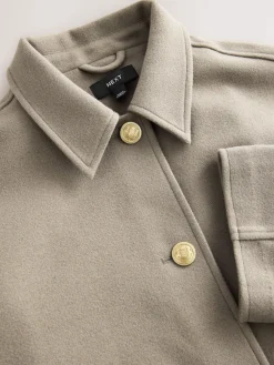 - Brushed Collared Jacket*Next Hot