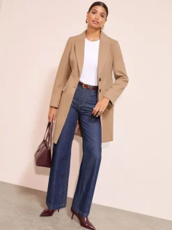 - Tailored Mid Length Single Breasted Coat*Friends Like These Online