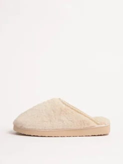 - Supersoft Geborduurde Tape Imitatiebont Nachtkleding Muiltje Pantoffel*Friends Like These New