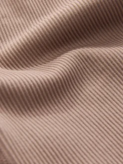 Neutraal - Geribbelde fietsshort met hoge taille*Next Online