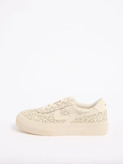 - Chunky Canvas Lace Up Sports Trainers*Lipsy New