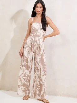 - Palm Printed Jumpsuit*Lipsy Hot