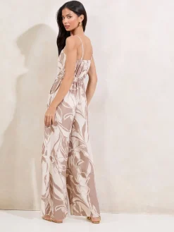 - Palm Printed Jumpsuit*Lipsy Hot