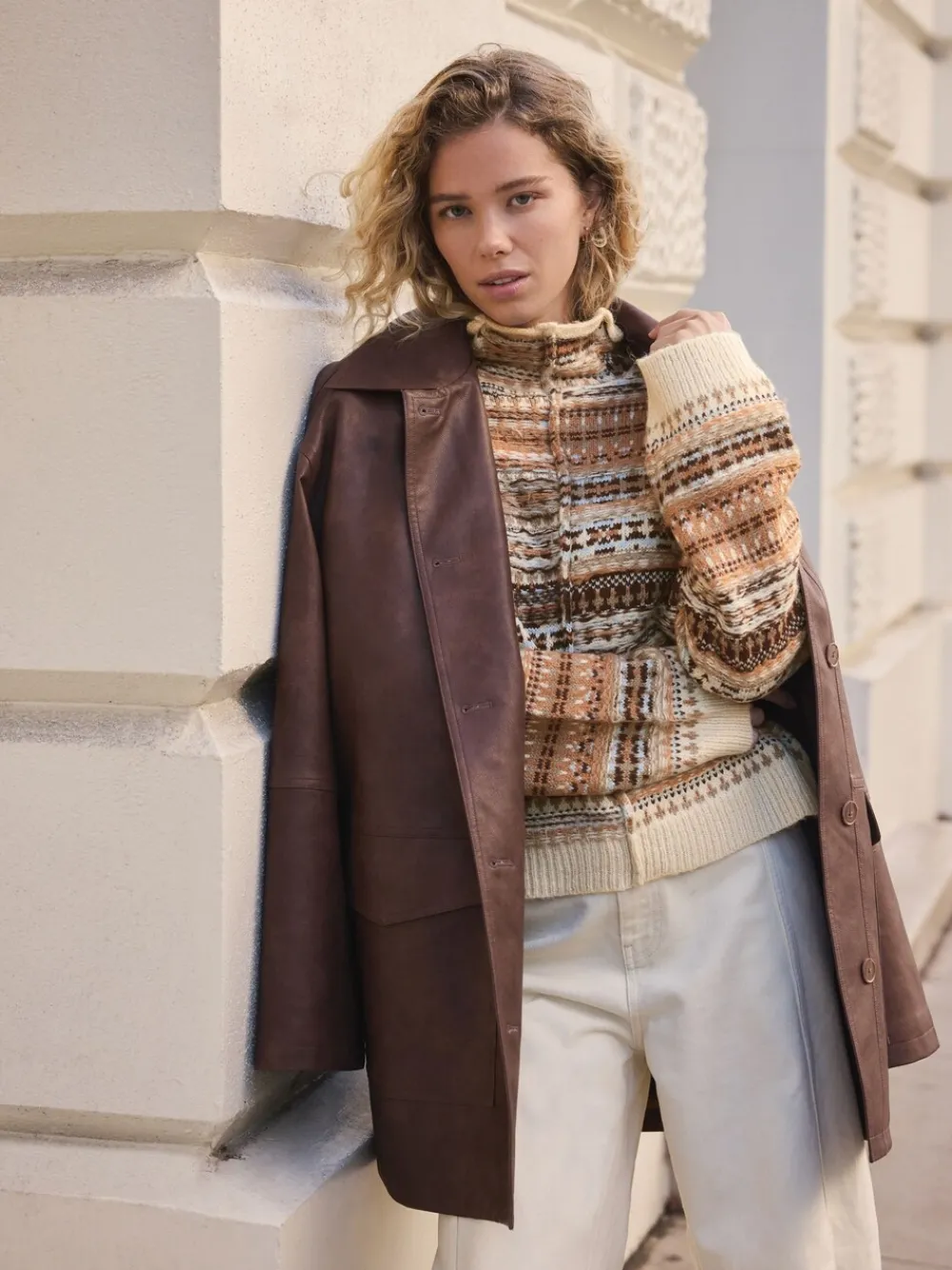 - Stand Neck Fairisle Pattern Stitch Knitted Jumper*Next Outlet