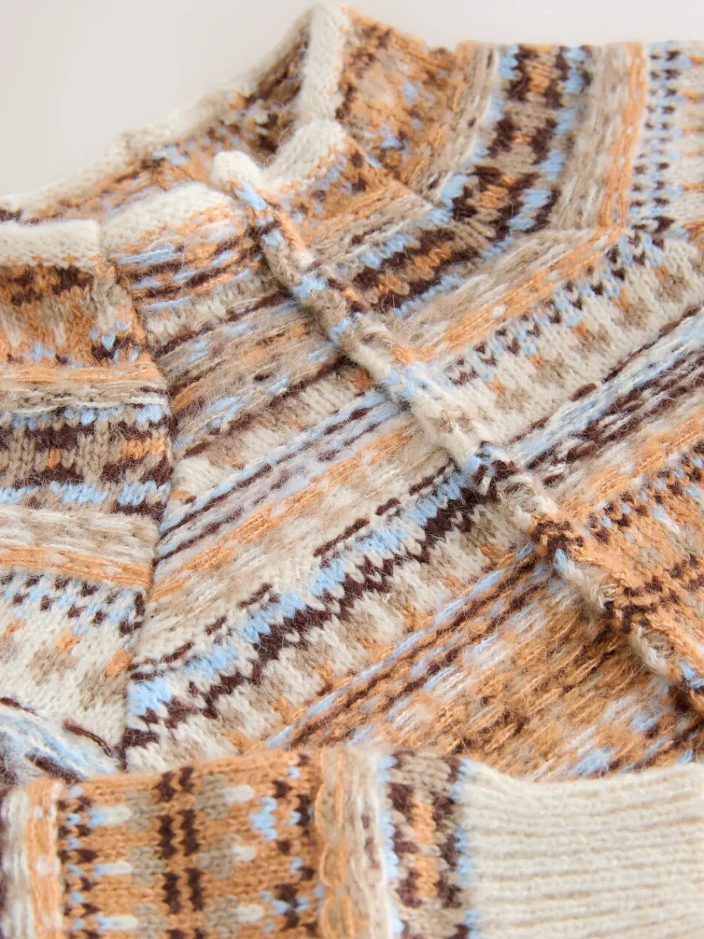 - Stand Neck Fairisle Pattern Stitch Knitted Jumper*Next Outlet