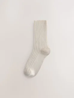 - Warm Handle Ribbed Ankle Socks 3 Pack*Next