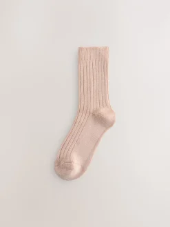 - Warm Handle Ribbed Ankle Socks 3 Pack*Next