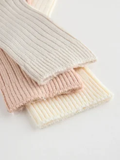 - Warm Handle Ribbed Ankle Socks 3 Pack*Next