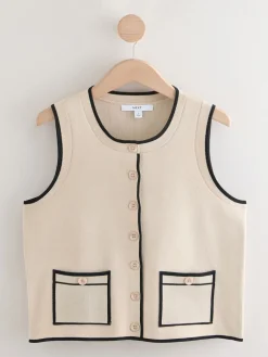 - Mooi gilet met knoopsluiting en ronde hals*Next New