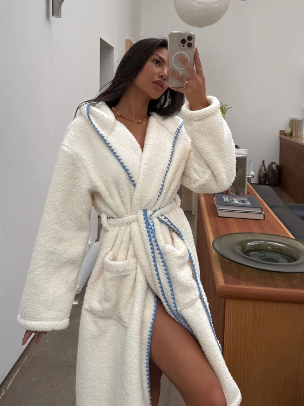 Borg Fleece Robe*Never Fully Dressed Clearance