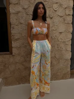 broekje van viscose-katoenmix*Never Fully Dressed Discount