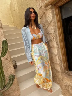 broekje van viscose-katoenmix*Never Fully Dressed Discount