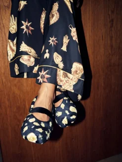 Charm Velour Mary Jane Slippers*Never Fully Dressed Hot