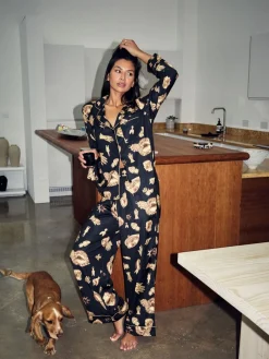 Charm Satin Button Through Pyjamas*Never Fully Dressed Online