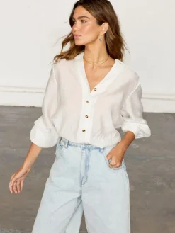 Denim Scallop Pocket Long Shorts*Never Fully Dressed Discount