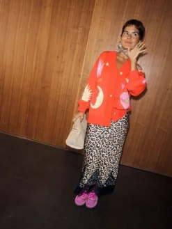 Leopard Print Lace Maeva Midi Skirt*Never Fully Dressed