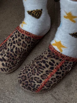 Leopard Print Mule Slippers*Never Fully Dressed New
