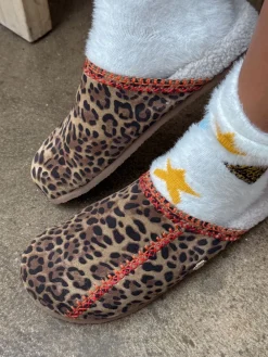 Leopard Print Mule Slippers*Never Fully Dressed New