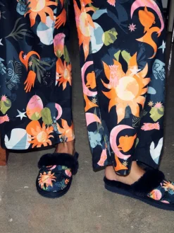 Quilted Faux Fur Lined Mule Slippers*Never Fully Dressed