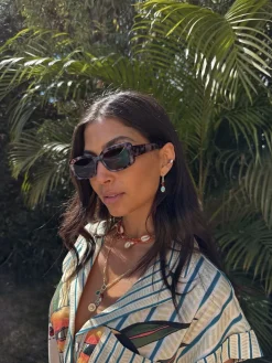 Rectangle Tortoiseshell Sunglasses*Never Fully Dressed New