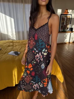 Satin Long Line Robe*Never Fully Dressed New