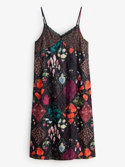 Satin Long Line Robe*Never Fully Dressed New