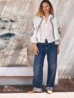 - Boyfriend-jeans met omslag*Next Outlet