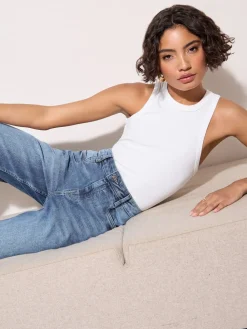 Normaal blauw - X Lucy Mecklenburgh alledaagse jeans met wijde pijpen*Friends Like These Hot