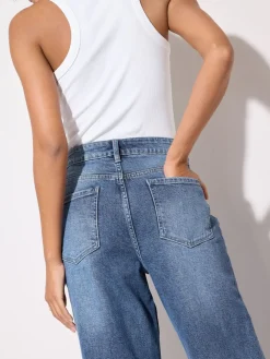 Normaal blauw - X Lucy Mecklenburgh alledaagse jeans met wijde pijpen*Friends Like These Hot