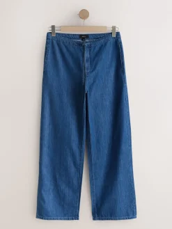 Normaal blauw - Heart Pocket Detail Wide Leg Joggers Jeans*Next