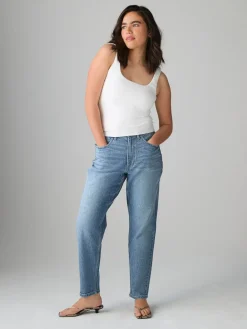- Hourglass comfortabele mom jeans met stretch en stretch*Next Outlet