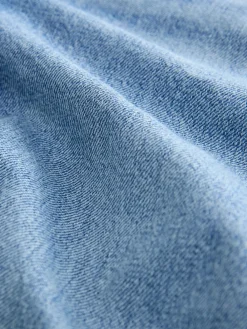 Normaal blauw - Zwangerschapsbarrel denim 100% katoenen jeans*Next Best