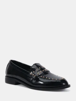 CARMELLA Stud Detail Loafers*Novo Discount
