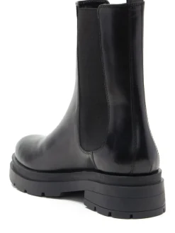 Bank Chelsea High Ankle Leather Boots*Off The Hook New