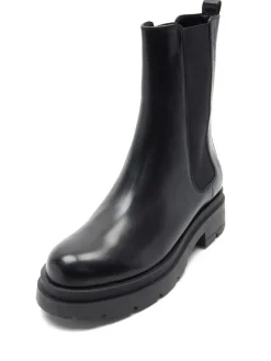 Bank Chelsea High Ankle Leather Boots*Off The Hook New