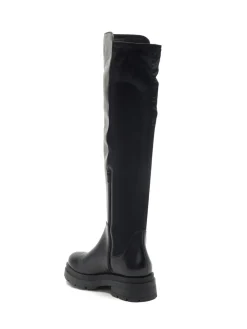 Brixton Knee-High Leather Boots*Off The Hook Sale