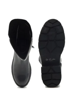 Brixton Knee-High Leather Boots*Off The Hook Sale