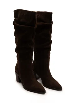 Muswell Suede Knee High Slouch Boots*Off The Hook Hot