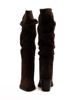 Muswell Suede Knee High Slouch Boots*Off The Hook Hot