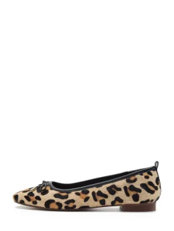 Pinner Leather Leopard Print Ballerinas*Off The Hook Best